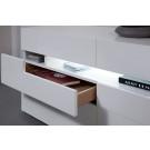 Modrest Ceres - Modern LED White Lacquer Dresser