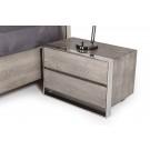 Modrest Arlene Modern Grey Elm Nightstand image