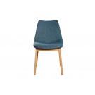 Modrest Chrissy - Modern Blue Fabric Dining Chair (Set of 2) image