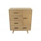 Modrest Claire - Contemporary Natural Light Mocha Acacia Chest image