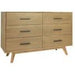 Modrest Claire - Contemporary Natural Light Mocha Acacia Dresser image