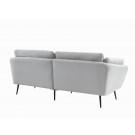 Divani Casa Cody - Modern Light Grey Fabric Sofa