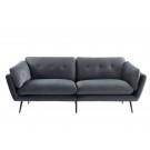 Divani Casa Cody - Modern Dark Grey Fabric Sofa image