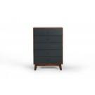 Nova Domus Dali Modern Grey & Walnut Chest image