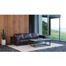 Accenti Italia Darwin - Italian Modern Dark Brown Leather Sofa image