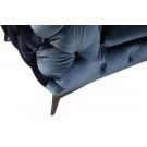 Divani Casa Delilah Modern Blue Fabric Loveseat