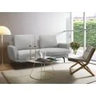 Divani Casa Dolly - Modern Light Grey Loveseat image