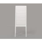 Donna - Contemporary White Leatherette Dining Chair (Set of 2)