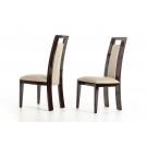 Douglas - Modern Ebony and Taupe Dining Chair (Set of 2) image