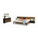 Modrest Rondo Modern Bed with Nightstands