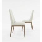 Modrest Encino Modern Grey & Walnut Dining Chair (Set of 2)