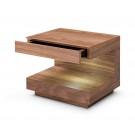 Modrest Esso - Contemporary Walnut End Table