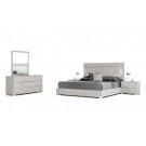 Modrest Ethan Italian Modern Grey Bed