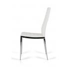 Libby - Modern White Leatherette Dining Chair (Set of 2)