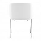 Modrest Darcy Modern White Leatherette Dining Chair (Set of 2)