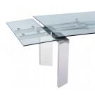 Modrest Viking - Modern Extendable Glass Dining Table