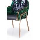 Modrest Fierce - Black & Rosgold Panther Dining Chair