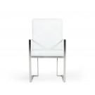 Modrest Fowler - Modern White Eco-Leather Dining Armchair image