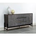 Modrest Gabrielle - Contemporary Walnut & Gold Buffet image