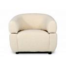 Divani Casa Gannet - Glam Beige Fabric Chair image