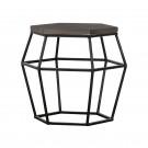 Modrest Tartan Modern Concrete & Metal End Table