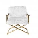 Modrest Haxtun - Modern CReam Sherpa Accent Chair image