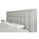 Modrest Hera Modern Grey Leatherette Bed