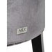 A&X Charlotte - Grey Velour Dining Chair (Set of 2) image