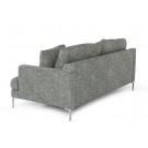 Divani Casa Janina - Modern Dark Grey Fabric Sofa