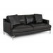 Divani Casa Janina - Modern Dark Grey Leather Sofa image