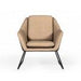 Modrest Jennifer - Industrial Taupe Eco-Leather Accent Chair image