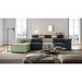 Divani Casa Polo - Modern Green + Blue + Grey Fabric Modular Sectional Sofa image