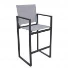 Renava Kayak - Modern Charcoal Outdoor Bar Stool image