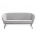 Divani Casa Koeing - Modern Light Grey Fabric Sofa image