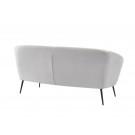 Divani Casa Koeing - Modern Light Grey Fabric Sofa