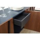 Modrest Strand Modern Walnut & Grey Buffet image