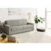 Modrest Made in Italy Urrita - Modern Gray Fabric Sofa Bed w/ Full Size Mattress image