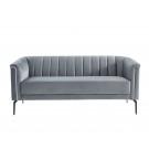 Divani Casa Patton - Modern Grey Fabric Sofa image