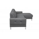 Divani Casa Forli - Modern Grey Fabric Right Facing Sectional Sofa