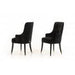 A&X Larissa Modern Black Fabric Dining Chair image