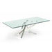 Modrest Legend Modern Glass & Stainless Steel Dining Table image