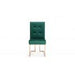 Modrest Legend Modern Green Velvet & Rosegold Dining Chair (Set of 2) image