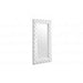 Modrest Legend - Modern White Bonded Leather Floor Mirror image