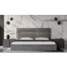 Nova Domus Juliana - Italian Modern Dark Grey Upholstered Bed image