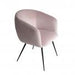 Modrest Luzerne - Modern Pink Velvet Dining Chair image