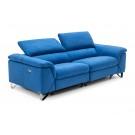 Divani Casa Maine - Modern Royal Blue Fabric Sofa w/ Electric Recliners image