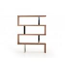 Modrest Maze Modern Walnut Bookcase