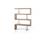 Modrest Maze Modern Walnut Bookcase