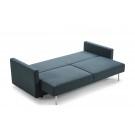 Divani Casa Fredonia Modern Blue-Green Fabric Sofa Bed w/ Storage