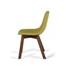 Laken - Modern Green Tea & Walnut Dining Chair (Set of 2)